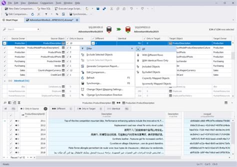 DbForge Data Compare for