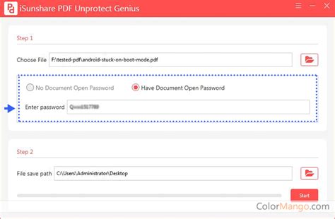 ISunshare PDF Password Genius